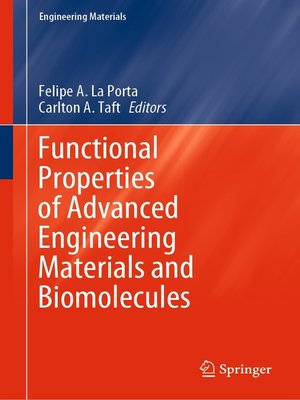 cover image of Functional Properties of Advanced Engineering Materials and Biomolecules